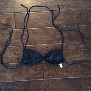 Black Victoria’s Secret Bandeau Bikini Top